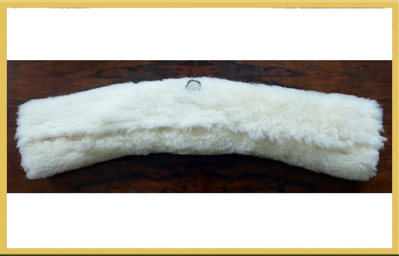 Wool Blend Curved Girth Sleeve - Velcro-0